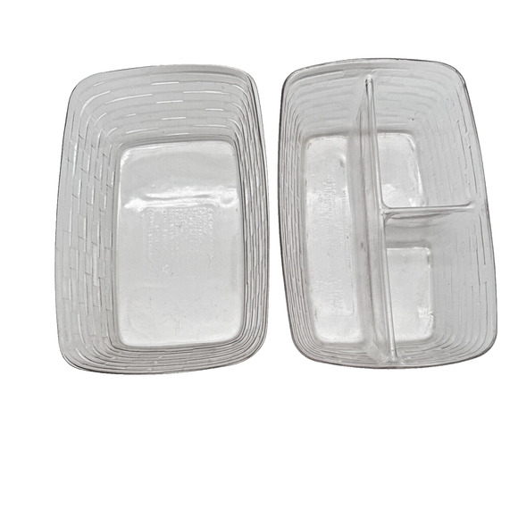 Longaberger 1996 Holiday Cheer Basket Green Weave Lid Liner 2-Protectors 12 x 9" - Picture 8 of 11